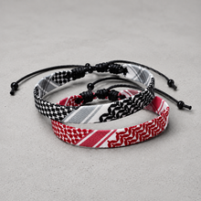 Load image into Gallery viewer, Unisex Adjustable Woven Fabric Bracelet (BR-46)