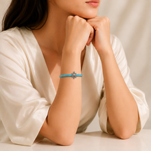 Load image into Gallery viewer, Unisex Turtle Charm Cord Bracelet (BR-53)