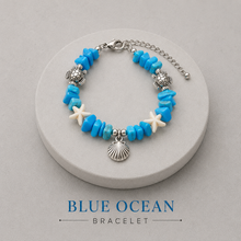 Load image into Gallery viewer, Turtle Starfish Beaded Ocean Bracelet (52)