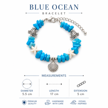 Load image into Gallery viewer, Turtle Starfish Beaded Ocean Bracelet (52)