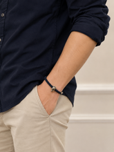 Load image into Gallery viewer, Unisex Turtle Charm Cord Bracelet (BR-53)