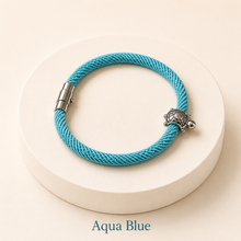 Load image into Gallery viewer, Unisex Turtle Charm Cord Bracelet (BR-53)