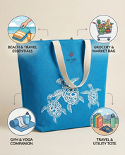 Load image into Gallery viewer, Beach Bag (Blue SP-43L)
