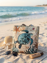 Load image into Gallery viewer, Sea Turtle Tote Bag
