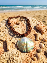 Load image into Gallery viewer, Multi-Strand Seashell Necklace (N-39 T-4)
