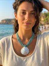 Load image into Gallery viewer, Multi-Strand Seashell Necklace (N-39 T-4)
