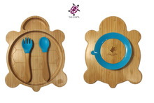 Load image into Gallery viewer, Bamboo Suction Plate

