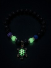 Load image into Gallery viewer, Glow Turtle Lava Bracelet (BR-71)
