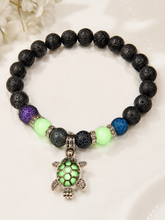 Load image into Gallery viewer, Glow Turtle Lava Bracelet (BR-71)

