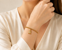Load image into Gallery viewer, Gold Turtle Charm Bracelet (BR-73)
