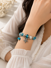 Load image into Gallery viewer, Silver Ocean Charm Bracelet (BR-74)

