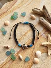 Load image into Gallery viewer, Handmade Turtle Charm Braided Bracelet (BR-20)
