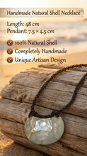 Load image into Gallery viewer, Mother of Pearl Shell Necklace (N-39 T-6)
