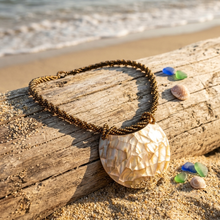 Load image into Gallery viewer, Mother of Pearl Shell Necklace (N-39 T-6)
