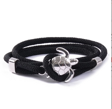 Load image into Gallery viewer, 3-in-1 Handmade Turtle Charm Jewelry: Bracelet, Necklace, &amp; Anklet (Men,Women)  (BR-23 B)
