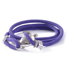 Load image into Gallery viewer, 3-in-1 Handmade Turtle Charm Jewelry: Bracelet, Necklace, &amp; Anklet (Men,Women)  (BR-23 B)
