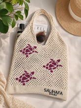 Load image into Gallery viewer, Crochet Beach Tote Bag
