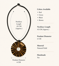 Load image into Gallery viewer, Sunburst Shell Pendant Necklace (N-39 T-8)
