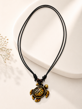 Load image into Gallery viewer, Handmade Turtle Pendant Necklace (BR-12)
