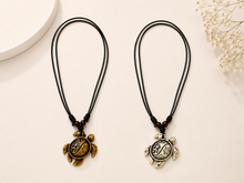 Load image into Gallery viewer, Handmade Turtle Pendant Necklace (BR-12)
