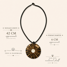 Load image into Gallery viewer, Sunburst Shell Pendant Necklace (N-39 T-8)
