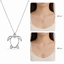 Load image into Gallery viewer, Minimalist Turtle Outline Necklace (BR-32)
