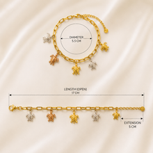 Load image into Gallery viewer, Gold Turtle Chain Bracelet &amp; Anklet (BR-49)
