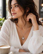 Load image into Gallery viewer, Silver Turtle Pendant Necklace (BR-26)
