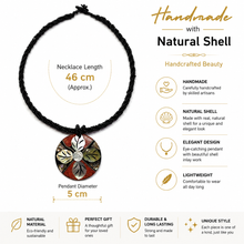 Load image into Gallery viewer, Natural Shell Leaf Necklace (N-39 T-2)

