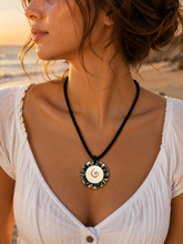 Load image into Gallery viewer, Natural Shell Spiral Necklace (N-39 T-1)
